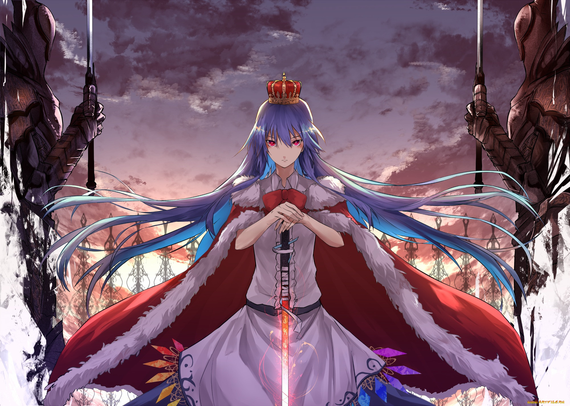 , touhou, , eisuto, hinanawi, tenshi, , , , , 